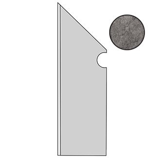 Brave Grey Battiscopa Sag. SX A1JH спецэлементы Atlas Concorde Italy, Италия, Для ванной Для туалета Для душа