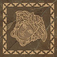 Emote Tozzetto Sabbiato Pulpis Marrone 262723 вставки Versace, Италия, Для кухни Для ванной Для туалета Для фартука Для душа