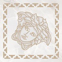 Emote Tozzetto Sabbiato Onice Bianc 262720 вставки Versace, Италия, Для кухни Для ванной Для туалета Для фартука Для душа