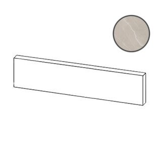 Grace Battiscopa Pulpis Grigio Lapp. GRL01201 бордюры ABK, Италия, Для кухни Для ванной Для гостиной Для холла