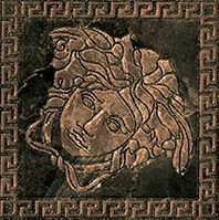 Marble Toz Medusa Nero 240383 вставки Versace, Италия, Для ванной Для туалета Для душа