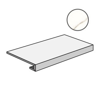 Trilogy Gradino Plus Calacatta White Lux PGDTY50 ступени Panaria, Италия, 