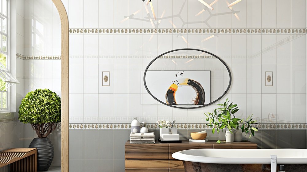 Керамическая плитка Нефрит керамика Мидаль 00-00-5-08-00-21-249 ...