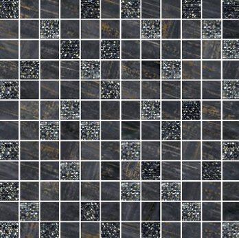 Mosaico Lux Mix Quadretti Nero мозаика Brennero, Италия, Для ванной Для туалета Для душа