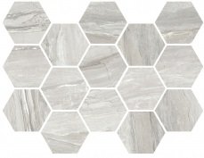 Pearl Hexagon мозаика Argenta, Испания, Для кухни Для ванной Для гостиной