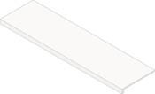 FDM Ce.Ap.Cream Sc. Fro. 33x80/ФДМ Че.Ап.Крим Ст. Фро. 33Х80  FORTE DEI MARMI/ФОРТЕ ДЕЙ МАРМИ керамогранит , Россия, Для кухни Для ванной Для коридора Для гостиной