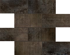 Flowtech Aged Bronze Nat 6mm (7,5X15) Mur 756622 декоративные элементы Floor Gres, Италия, Для фасада Для крыльца Для террасы Для холла