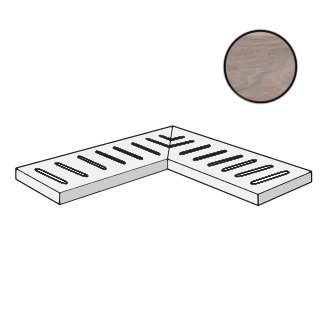 Out.20 Ang. Griglia Dx Soleras Avana S1R57254 спецэлементы ABK, Италия, Для улицы Для террасы Для наружных работ