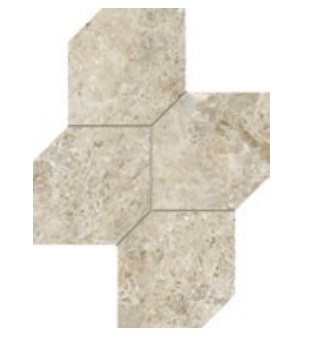 Breccia Paradiso Concept Beige Matt 106794 мозаика , Италия, Для кухни Для ванной Для коридора Для гостиной Для комнаты Для пола