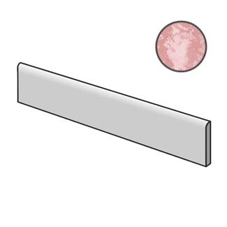 Bullnose Artisan Rose Mallow 24476 бордюры Equipe, Испания, Для кухни Для ванной Для туалета Для фартука Для душа