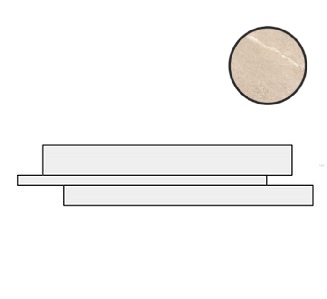 Waystone Wall Sand CSAWWYSA06 декоративные элементы Sant Agostino, Италия, Для кухни Для ванной Для гостиной