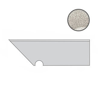 Klif White Battiscopa Sag. SX AN4L бордюры Atlas Concorde Italy, Италия, 