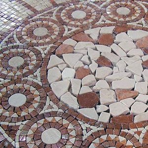 Мозаичные полы в интерьере