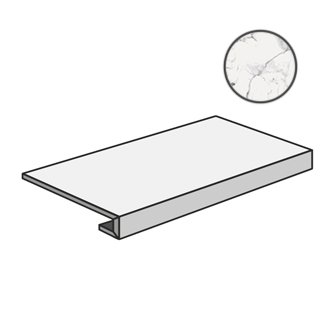 Charme Evo Statuario Scalino Frontale 620070001428 ступени Italon, Россия, Для ванной Для туалета Для душа