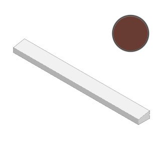 Rombini Terminal Large Red BORTTL05 бордюры Mutina, Италия, 