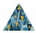 Triangolo Impressioni Oro su Azzurro декоративные элементы Petracers, Италия, 