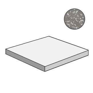 Marvel Terrazzo Grey Scalino Ang AS81 ступени Atlas Concorde Italy, Италия, Для кухни Для ванной Для туалета Для фартука Для душа