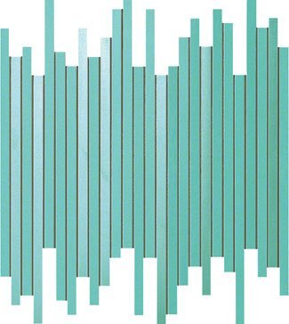 Dwell Turquoise Mosaico L 9DLT мозаика Atlas Concorde Italy, Италия, Для ванной Для туалета Для бассейна Для душа