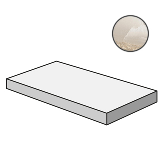 Akoya Gradone Angolare 120 Sx Ivory CSAGAAIS12 ступени Sant Agostino, Италия, Для кухни Для ванной Для туалета Для душа