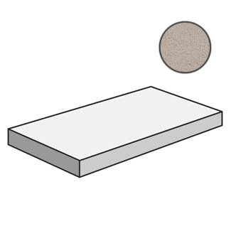 Concrea Plain Silver Gra. Top Ang. DX Ret PF60003082 ступени Ariana, Италия, Для фасада Для гаража Для крыльца Для цоколя Для общественных помещений