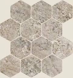 Plimatech Plimabeige/02 6mm Hive 776710 мозаика Floor Gres, Италия, Для кухни Для ванной Для коридора Для дачи Для холла Для спальни Для пола