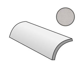 Decorline Decorwall Quarter Round Grey CSAQRDGR25 спецэлементы Sant Agostino, Италия, Для кухни