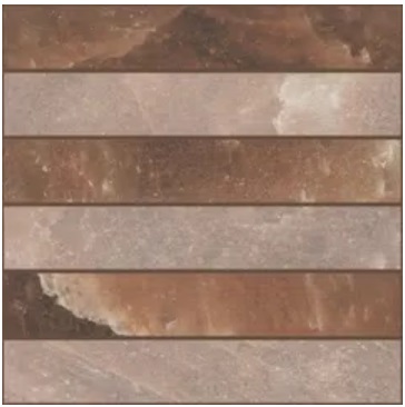 Rock Salt Hawaiian Red Mosaico 3D Luc 766741 мозаика Cerim, Италия, Для кухни Для ванной Для коридора Для гостиной Для душа