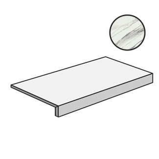 Charme Deluxe Fantastico Scalino 120 Frontale0 620070001604 ступени Italon, Россия, Для кухни Для ванной Для туалета Для фартука Для душа