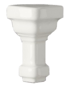 Essenze Capitello Ang. Bianco Craquele CAAP010 спецэлементы Grazia, Италия, Для кухни Для ванной Для туалета Для фартука Для душа