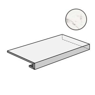 Statuario Gradone Costa Retta 6000392 ступени Vallelunga, Италия, 