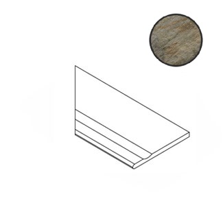 Magnetique Dark Bordo Svasato Round Sx 620090000214 спецэлементы Italon, Россия, Для ступеней Для улицы