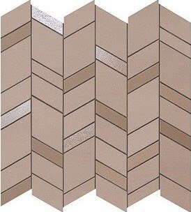 Mek Rose Mosaico Chevron Wall 9MCR мозаика Atlas Concorde Italy, Италия, Для стен