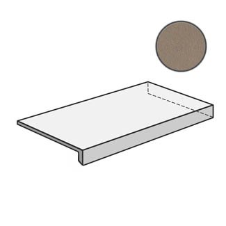 Dechirer Angolare corner tile DX Ecru PUDN115 ступени Mutina, Италия, 