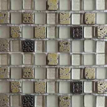Смеси с декорами HSO 992 (15x15mm) мозаика Bars Crystal Mosaic, Китай, Для кухни Для ванной Для туалета Для дома Для фартука Для душа Для стен