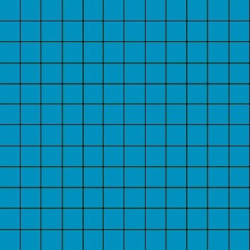 Nordic Blue Mosaic 2,5X2,5 мозаика Aparici, Испания, Для стен