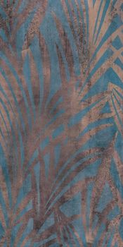 Wide & Style Jungle Blue PF60009417 декоративные элементы ABK, Италия, Для ванной Для коридора Для гостиной Для офиса Для общественных помещений
