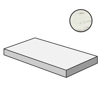 Skyfall Bianco Paradiso Scalino Angolare Dx Cerato 620070001556 ступени Italon, Россия, Для кухни Для ванной Для туалета Для фартука Для душа