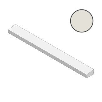 Rombini Terminal Large White BORTTL01 бордюры Mutina, Италия, 