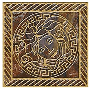 Maximvs Angolo Greca Sabbiato Rosa Venezia/Oro Lux G0067847 вставки Versace, Италия, Для ванной Для коридора Для гостиной Для душа