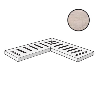 Out.20 Ang. Griglia Dx Soleras Naturale S1R57204 спецэлементы ABK, Италия, Для улицы Для террасы Для наружных работ