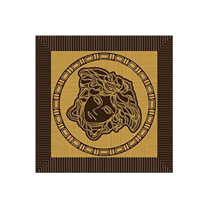 Meteorite Toz.Medusa Nat Moka/Oro 47124 вставки Versace, Италия, Для кухни