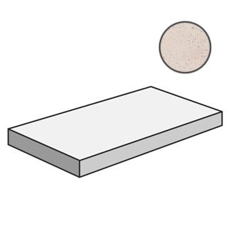 Concrea Plain White Gra. Top Ang. DX Ret PF60003081 ступени Ariana, Италия, Для фасада Для гаража Для крыльца Для цоколя Для общественных помещений