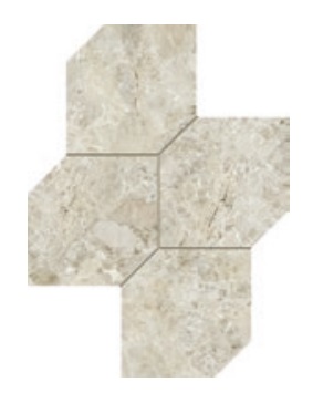 Breccia Paradiso Concept Ivory Matt 106797 мозаика , Италия, Для кухни Для ванной Для коридора Для гостиной Для комнаты Для пола
