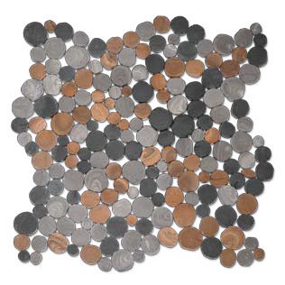 Tronchetto Fumaiolo Mix Onda KER-TN154 мозаика Ker-av, Италия, Для дома Для стен