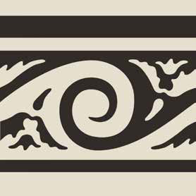 Vintage Pattern 12: Bordura Lineare Monocolore (Bianco decoro Nero) 200x200 бордюры Etruria Design, Италия, Для кухни Для ванной