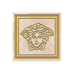 Meteorite Fir.Medusa Lap Miele/Oro 47305 вставки Versace, Италия, Для кухни