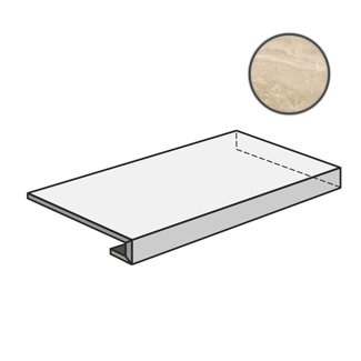 Via Appia Ang. Grad. Dx Vein Cut Beige CSAGDVCB12 ступени Sant Agostino, Италия, 