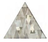 Triangolo Impressioni Platino su Grigio декоративные элементы Petracers, Италия, 