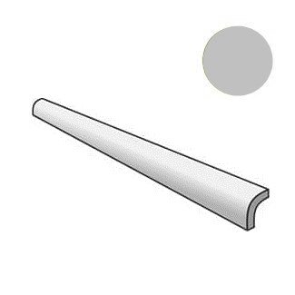 Manacor Pencil Bullnose Mercury Grey 26957 бордюры Equipe, Испания, Для кухни Для ванной Для гостиной