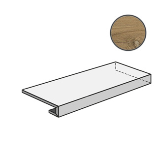 Loft Oak Scalino Angolare DX 620070001207 ступени Italon, Россия, Для ванной Для туалета Для душа